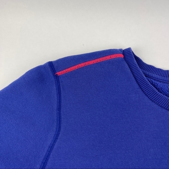 Under Armour Sweatshirt Womens Large Blue Semi Fitted All Seasons Gear - Picture 7 of 10